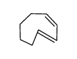 1,3-Cyclooctadiene, (Z,E). structure