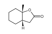 1-Methyl-2-oxabicyclo[3.3.01,5]nonan-3-one结构式