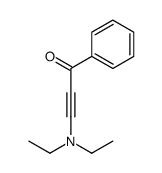 3-(diethylamino)-1-phenylprop-2-yn-1-one结构式
