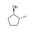 (-)-(1R,2R)-trans-2-methylcyclopentanol Structure