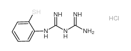 ([亚氨基(2-疏基苯胺)甲基]氨基)m盐酸乙脒 盐酸盐结构式