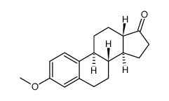3-methoxy-gona-1,3,5(10)-trien-17-one结构式