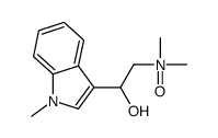 2-hydroxy-N,N-dimethyl-2-(1-methylindol-3-yl)ethanamine oxide Structure