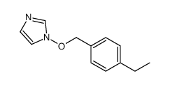 (9ci)-1-[(4-乙基苯基)甲氧基]-1H-咪唑结构式