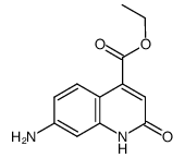 ethyl 7-amino-2-oxo-1,2-dihydroquinoline-4-carboxylate结构式