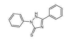 2,5-diphenyl-1H-1,2,4-triazole-3-thione结构式
