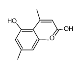 3-(6-hydroxy-2.4-dimethyl-phenyl)-trans-crotonic acid Structure