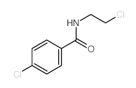 4-chloro-N-(2-chloroethyl)benzamide结构式