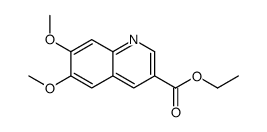 ethyl 6,7-dimethoxyquinoline-3-carboxylate结构式