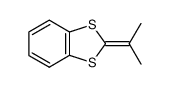 2-isopropylidene-1,3-benzodithiole结构式