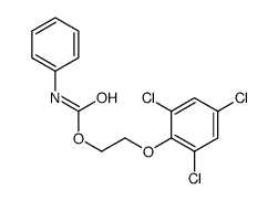 2-(2,4,6-trichlorophenoxy)ethyl N-phenylcarbamate Structure