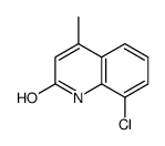 8-氯-4-甲基喹啉-2(1h)-酮结构式