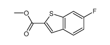 METHYL 6-FLUOROBENZO[B]THIOPHENE-2-CARBOXYLATE Structure
