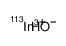 indium-113(3+),trihydroxide Structure