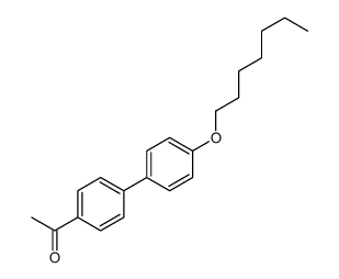 1-[4-(4-heptoxyphenyl)phenyl]ethanone结构式