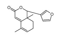 (1R,8aS)-1-(furan-3-yl)-5,8a-dimethyl-7,8-dihydro-1H-isochromen-3-one结构式