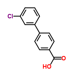 3'-Chloro-4-biphenylcarboxylic acid Structure