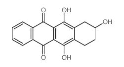 5,12-Naphthacenedione,7,8,9,10-tetrahydro-6,8,11-trihydroxy-结构式