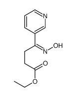 5-Hydroxyimino-5-(3-pyridyl)butanoic Acid Ethyl Ester结构式