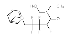Pentanamide,N,N-diethyl-2,3,3,4,4-pentafluoro-5-(phenylmethoxy)-结构式