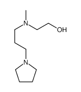 2-[methyl(3-pyrrolidin-1-ylpropyl)amino]ethanol结构式