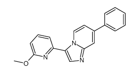 3-(6-methoxypyridin-2-yl)-7-phenylimidazo[1,2-a]pyridine Structure