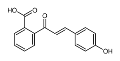 2-[3-(4-hydroxyphenyl)prop-2-enoyl]benzoic acid Structure