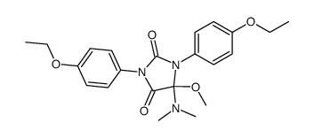 5-dimethylamino-1,3-bis-(4-ethoxy-phenyl)-5-methoxy-imidazolidine-2,4-dione Structure