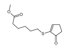 methyl 6-(5-oxocyclopenten-1-yl)sulfanylhexanoate Structure
