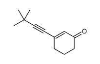 3-(3,3-dimethylbut-1-ynyl)cyclohex-2-en-1-one Structure