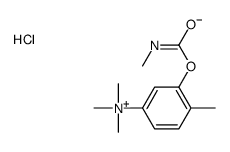 trimethyl-[4-methyl-3-(methylcarbamoyloxy)phenyl]azanium,chloride Structure
