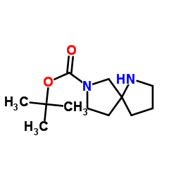 2,6-二氮杂螺[4.4]壬烷-2-羧酸叔丁酯结构式