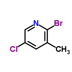 2-Bromo-5-chloro-3-picoline structure