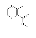 5,6-dihydro-2-methyl-1,4-oxathiine-3-carboxylic acid ethyl ester结构式