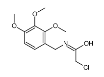 2-chloro-N-[(2,3,4-trimethoxyphenyl)methyl]acetamide结构式
