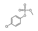 (4-chlorophenyl) methyl sulfate结构式