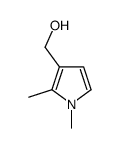 3-Hydroxymethyl-1,2-dimethylpyrrole结构式