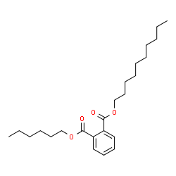 1,2-Benzenedicarboxylic acid, mixed decyl and hexyl and octyl diesters structure