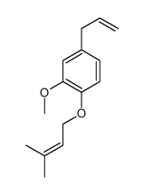2-methoxy-1-(3-methylbut-2-enoxy)-4-prop-2-enylbenzene Structure