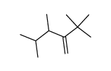 2-tert-butyl-3,4-dimethyl-pent-1-ene结构式