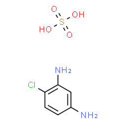 4-chlorobenzene-1,3-diamine sulfate structure