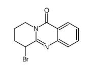 6-溴-6,7,8,9-四氢-吡啶并[2,1-b]喹唑啉-11-酮结构式
