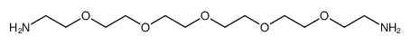 1,17-二氨基-3,6,9,12,15-五氧杂十七烷结构式