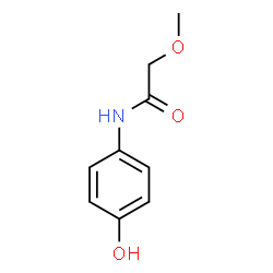 N-(4-羟基苯基)-2-甲氧基乙酰胺结构式