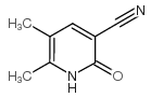5,6-二甲基-2-羰基-1,2-二氢吡啶-3-甲腈结构式