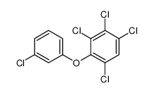 1,2,3,5-tetrachloro-4-(3-chlorophenoxy)benzene Structure