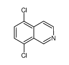 5,8-二氯异喹啉结构式