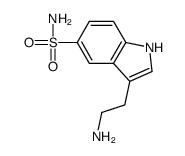 3-(2-aminoethyl)-1H-indole-5-sulfonamide结构式