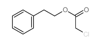 Acetic acid, 2-chloro-,2-phenylethyl ester structure