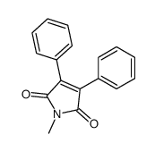 1-methyl-3,4-diphenylpyrrole-2,5-dione Structure